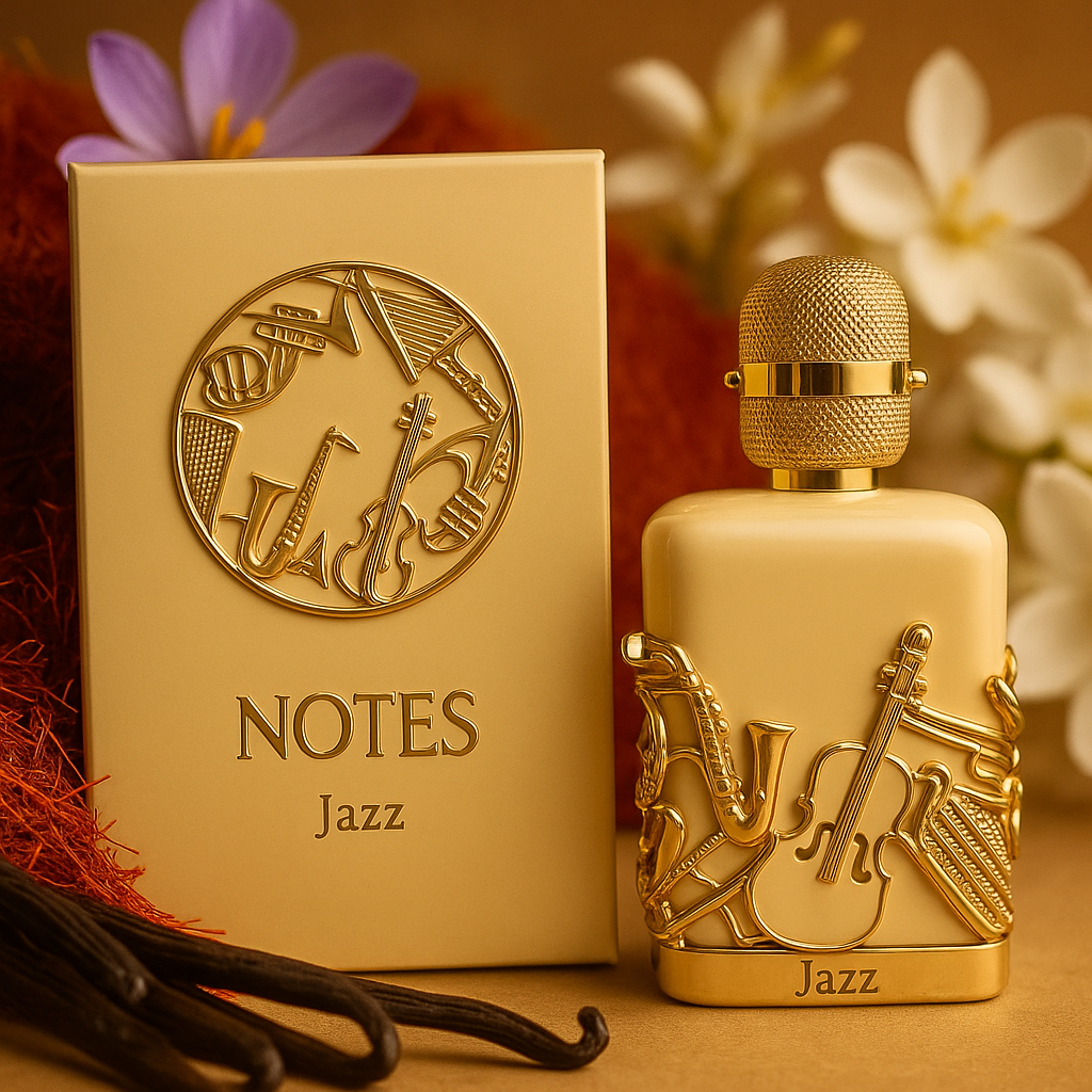 ادکلن نوت جاز فرگرانس ورد ١٠٠ میل Notes Jazz fragrance World