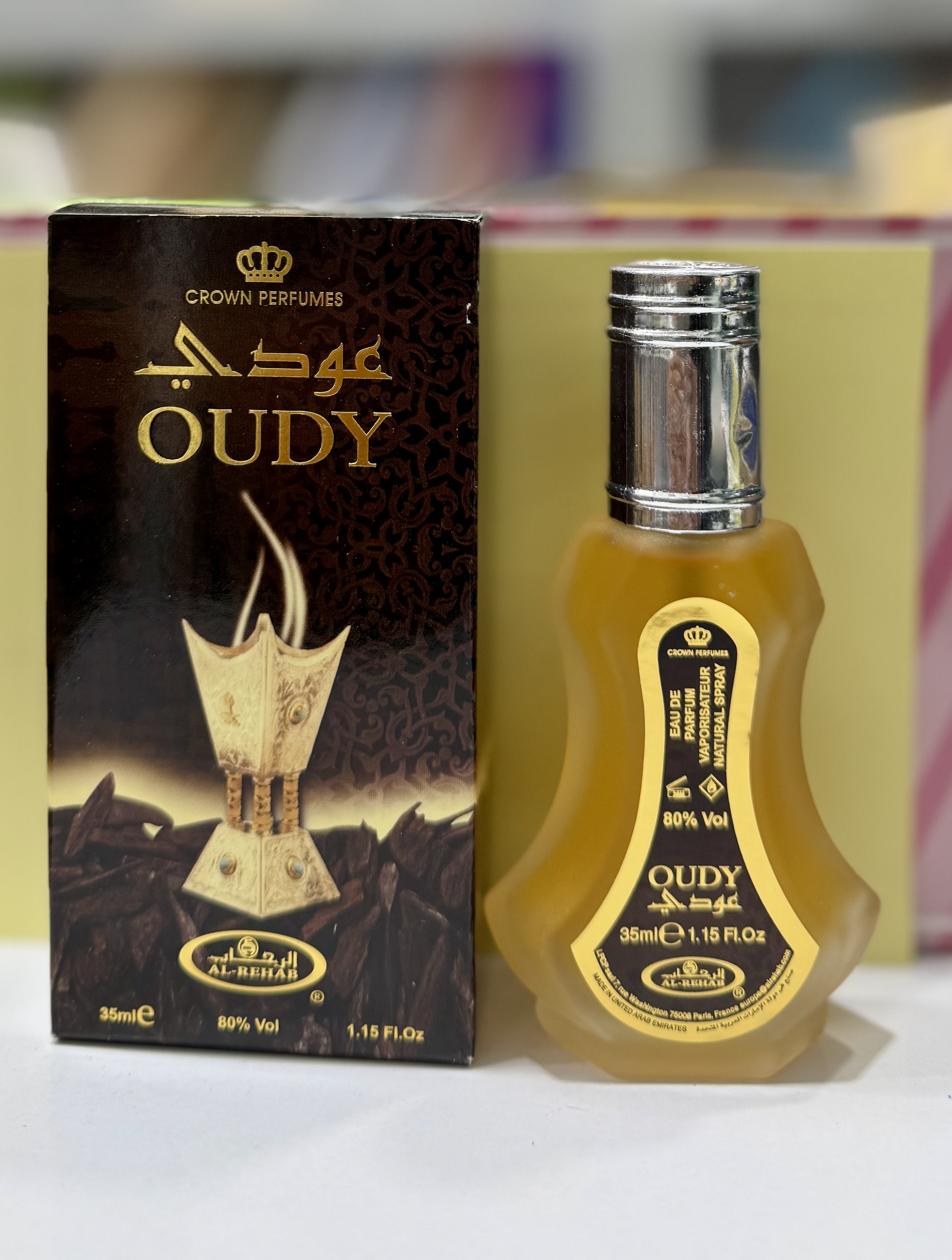 ادکلن عودی oudy الرحاب حجم ٣۵ میل