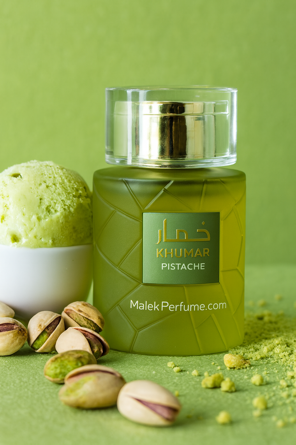 ادکلن KHUMAR PISTACHE خمار پسته وادی الخلیج | مشابه یام پیستاچو | حجم 100 میل