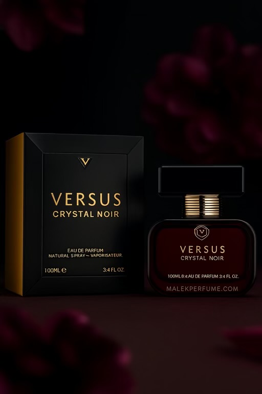 ادکلن زنانه فراگرنس ورد مدل ورسوس کریستال نویر حجم 100 میلی‌لیتر | Fragrance World Versus Crystal Noir (مشابه ورساچه کریستال نویر)