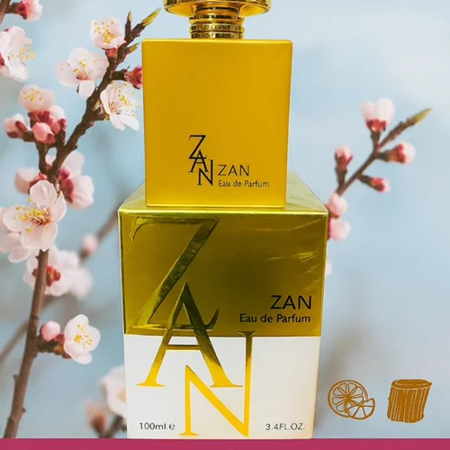 عطر ادکلن زنانه فرگرانس ورد شیسیدو زن ( زن طلایی ) Fragrance World Zan حجم 100 میل