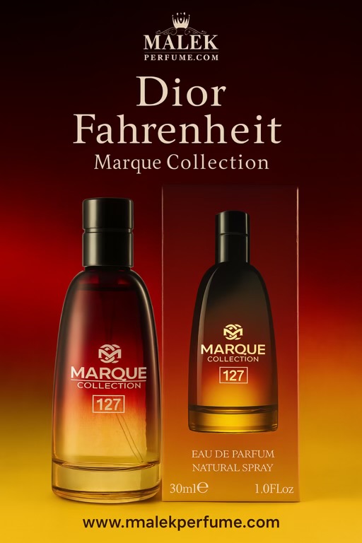 ادکلن  فارنهایت ۳۰ میل مارکویی کد 127 | Dior Fahrenheit Marque 30ml