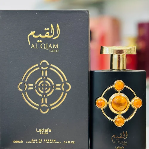 ادوپرفیوم زنانه و مردانه پراید القیم طلایی (گلد) Lattafa Pride Al Qiam Gold حجم 100 میلی لیتر