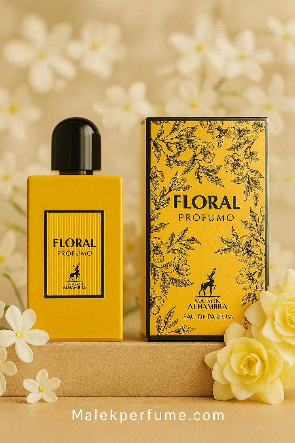 خرید ادکلن فلورال پرفومو الحمبرا ۱۰۰ میل | مشابه Gucci Bloom Profumo di Fiori