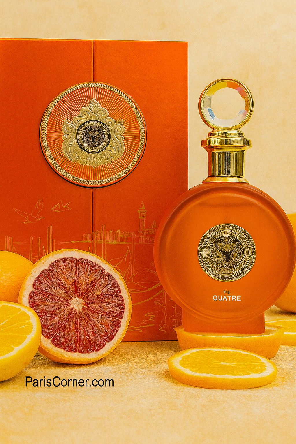 ادکلن پاریس کورنر کواتره QUATRE IV حجم 100 میل | مشابه افترنون سوییم