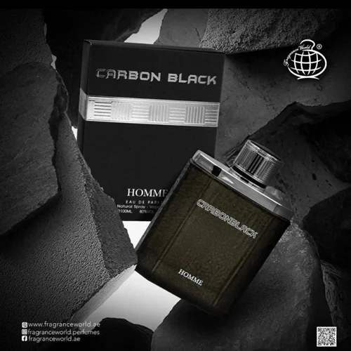 عطر ادکلن کربن بلک مردانه فراگرنس ورد ۱۰۰ میل | Fragrance World Carbon Black