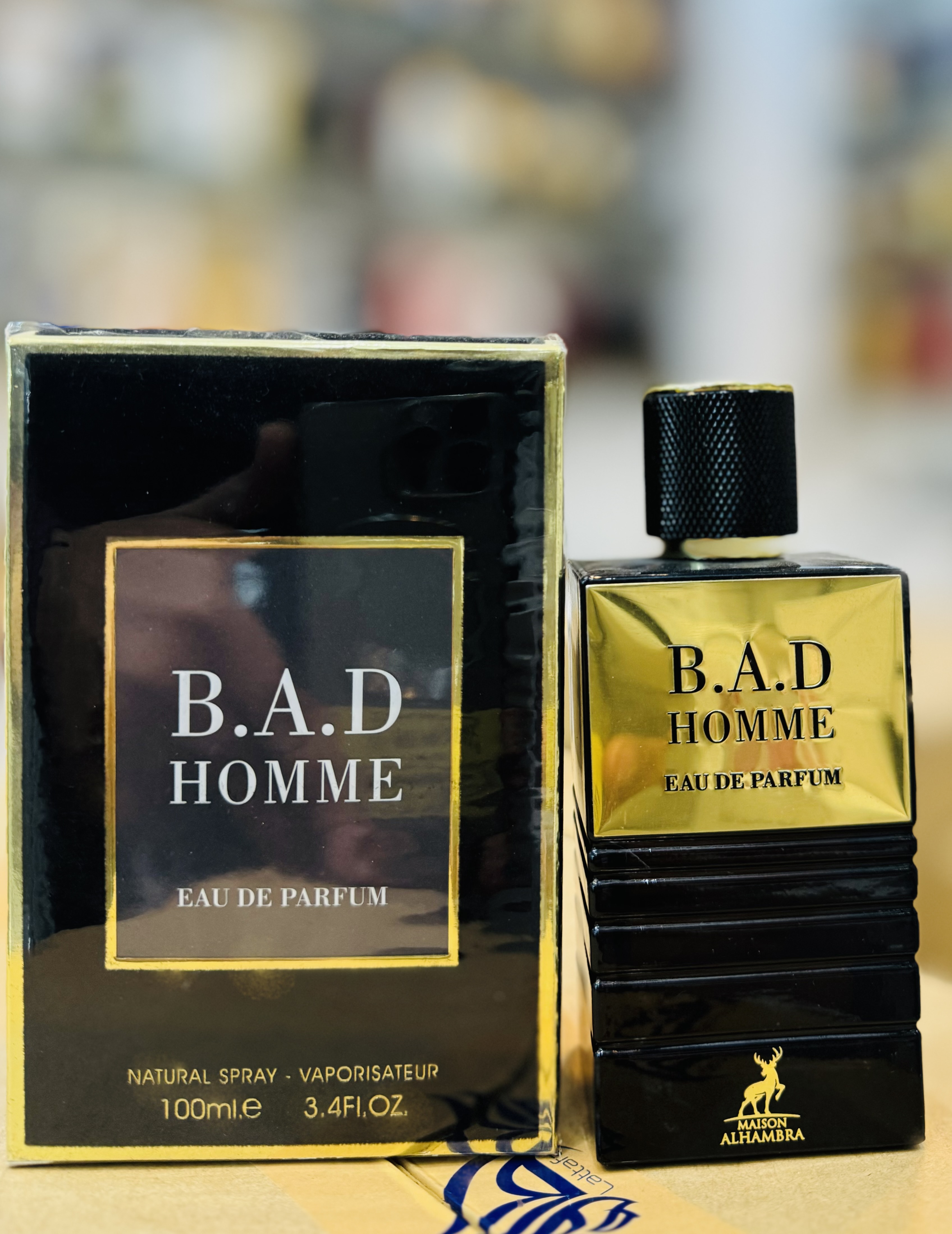 ادکلن بد هوم الحمبرا B.A.D Homme Alhambra EDP (کارولینا هررا بد بوی ١٠٠ میل  Bad Boy Carolina Herrera)