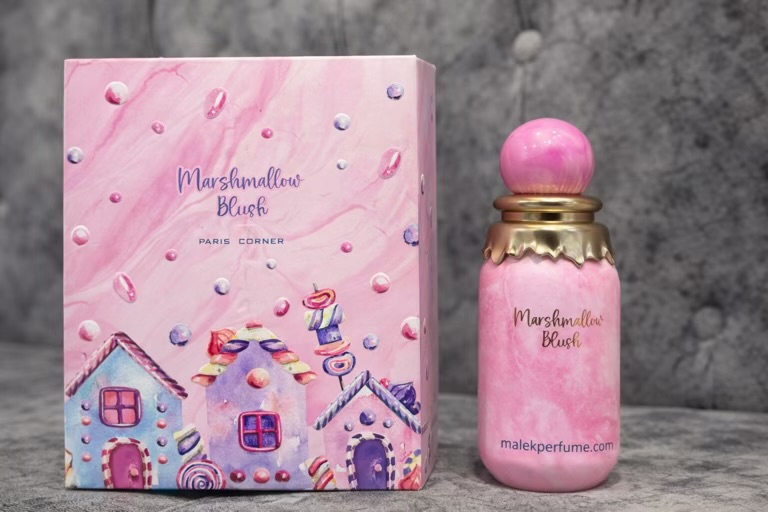 ادکلن Marshmallow Blush Paris Corner حجم 100 میل | عطر شیرین گورماند مارشمالویی