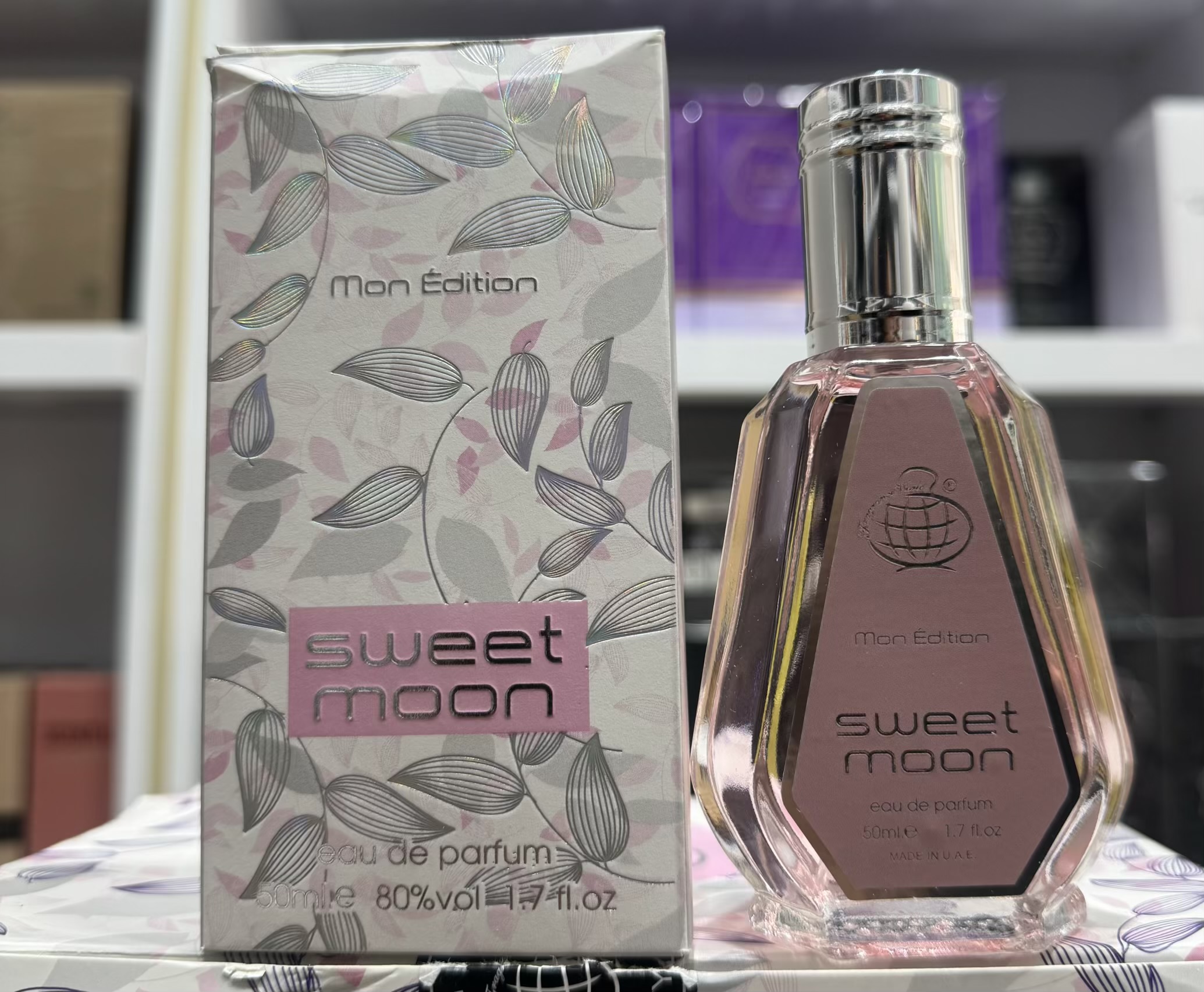 ادکلن مون پاریس ۵٠ میل شرکت فرگرانس ورد sweet moon