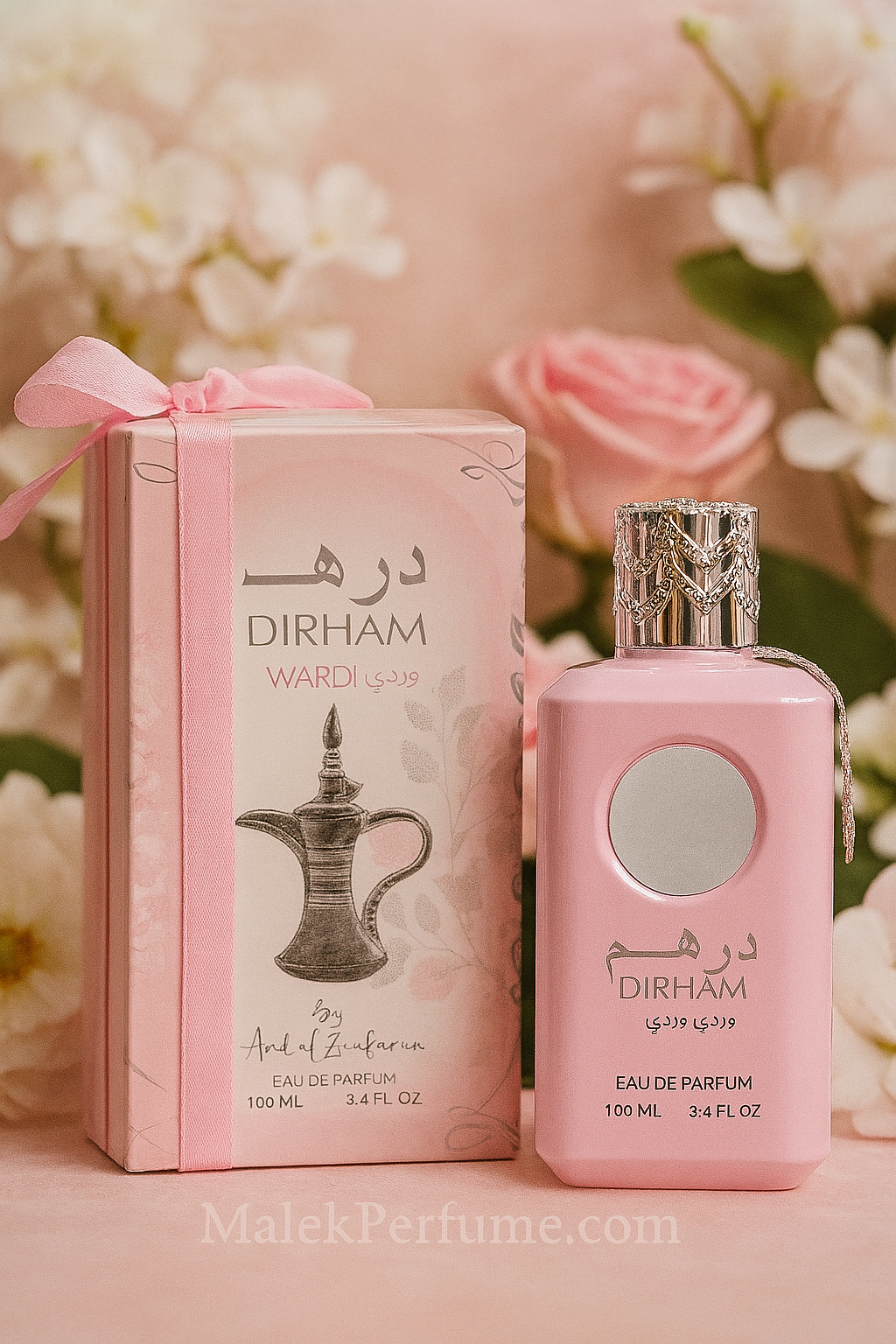 عطر ادکلن درهم وردی صورتی ارض الزعفران 100 میل | Ard Al Zaafaran Dirham Wardi Pink