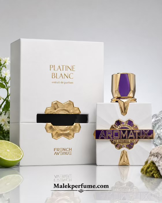 ادکلن پلاتین بلانک آروماتیکس فرنچ اونیو Platine Blanc Extrait de Parfum حجم 100 میل