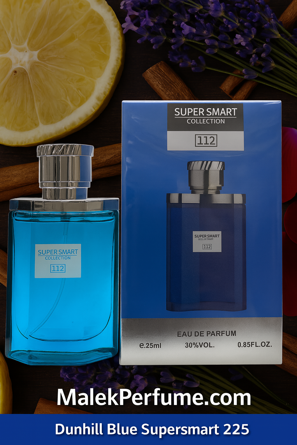 ادکلن مردانه دانهیل آبی سوپراسمارت ۲۵ میل | Dunhill Blue Supersmart Code 112