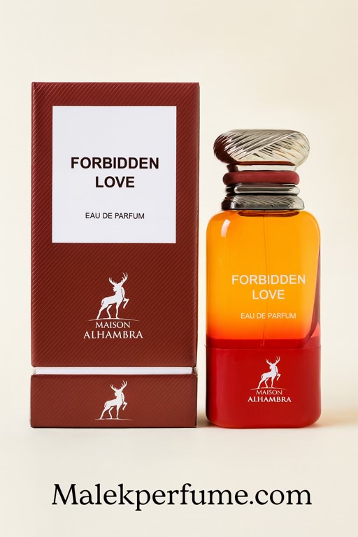ادکلن الحمبرا مدل فوربیدن لاو رایحه تام فورد لاست چری80میل