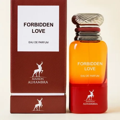 ادکلن الحمبرا مدل فوربیدن لاو رایحه تام فورد لاست چری80میل