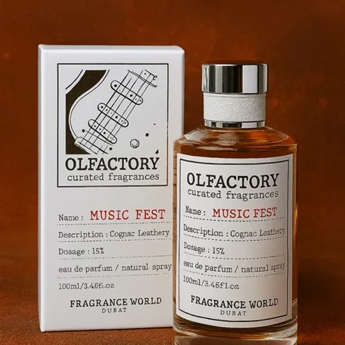 ادکلن فراگرنس ورد مدل اولفکتوری موزیک فست (Fragrance World Olfactory Music Fest) حجم ۱۰۰ میل – رایحه Maison Martin Margiela Jazz Club
