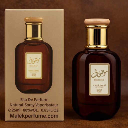 ادکلن موصوف قهوه‌ای ۲۵ میل سوپراسمارت کد 068