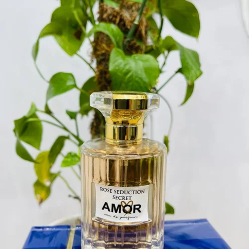 عطر زنانه فراگرنس ورد مدل آمور Rose Seduction Secret Amor حجم ۱۰۰ میلیلیتر | مشابه ویکتوریا سکرت لاو