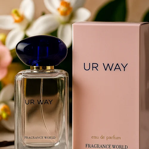 عطر ادکلن زنانه مای وی فراگرنس ورد مدل UR WAY حجم 100 میلیلیتر | Fragrance World Ur Way (مشابه Giorgio Armani My Way)