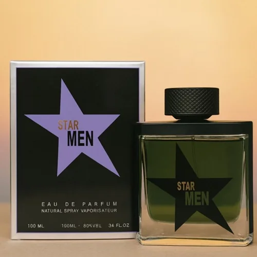 ادکلن مردانه فراگرنس ورد تیری موگلر ای من مدل استار من | Fragrance World Star menحجم ۱۰۰ میل