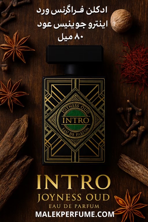ادکلن فراگرنس ورد مدل اینترو جوینس عود رایحه اینیشیو عود فور هپینس ٨٠ میل