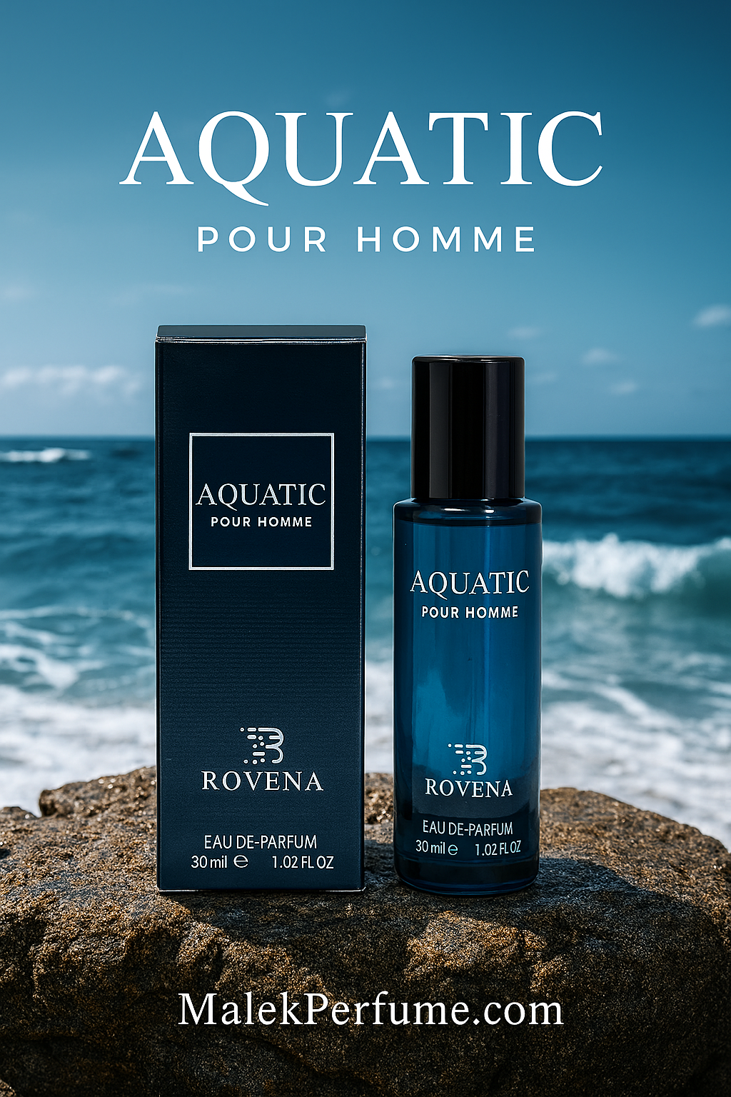 عطر مردانه اکواتیک پور هوم روونا ۳۰ میل | مشابه بولگاری آکوا Pour Homme