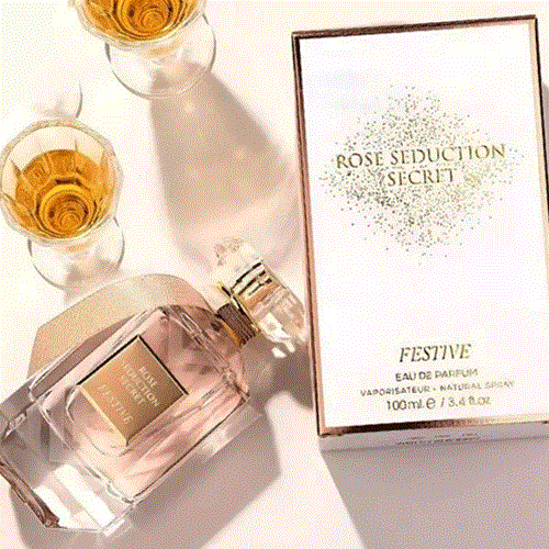 ادوپرفیوم رز سداکشن سکرت فستیو ١٠٠ میل فرگرانس ورد Rose Seduction Secret Festive Fragrance World (ویکتوریا سکرت بامب شل سلبریشن Victoria Secret Bombshell Celebration)