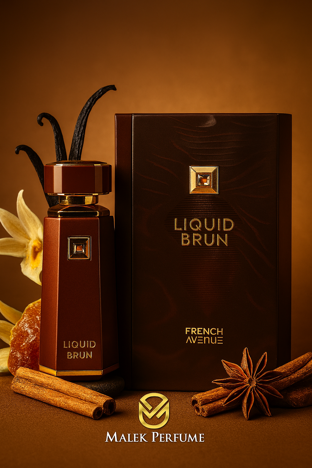 ادکلن مردانه اف ای پاریس لیکوئید برون 100 میل | LIQUID BRUN – French UNO | رایحه مارلی التیر