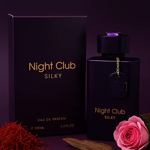 ادکلن کویین اف سیلک شرکت فرگرانس ورد طرح کلاب دنایت ١٠٠ میل night club silky