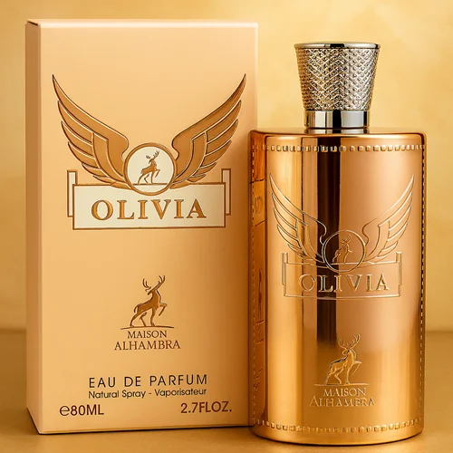 عطر زنانه الحمبرا مدل Olivia حجم 80 میل | رایحهای الهامگرفته از المپیا