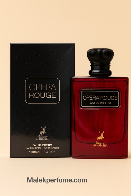 ادکلن ایوسن لورن بلک اوپیوم رژ فتل شرکت الحمبرا 100 میل Opera rouge Alhambra