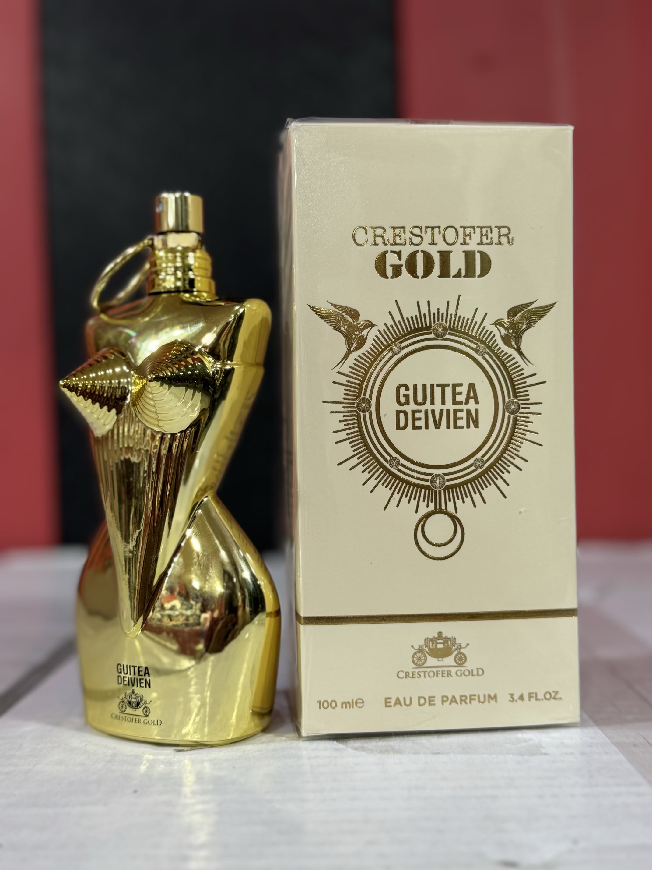 ادکلن GUITEA DEIVIEN شرکت کریستوفر گلد حجم 100 میل مشابه ژان پل دیواین