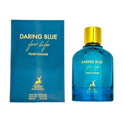 عطر ادکلن دارینگ بلو فور لایف پور هوم الحمبرا دلچه گابانا لایت بلو فور اور ۱۰۰ میل اصل