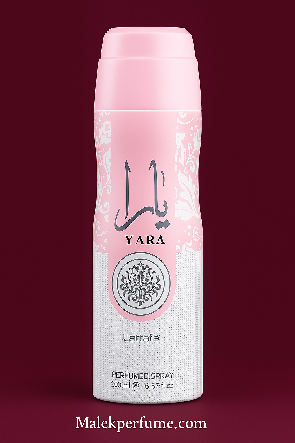 اسپری بدن زنانه یارا برند لطافه حجم 200 میل