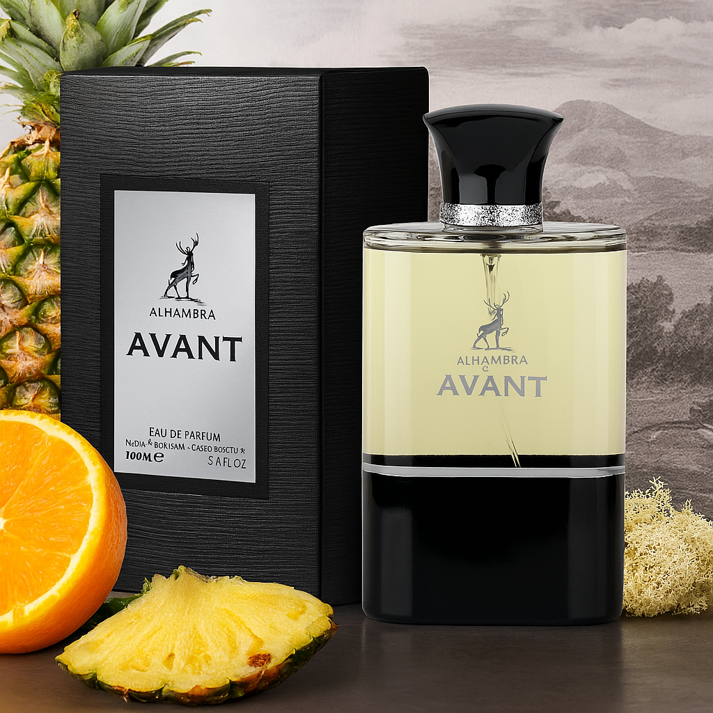 ادکلن الحمبرا کرید اونتوس مردانه ادو پرفیوم 100 میلی لیتر شرکتی | Alhambra Avant Creed Aventus Man 100ml EDP