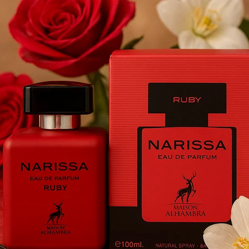 ادکلن زنانه الحمبرا رایحه نارسسیس رژ | Alhambra Narcisse Rouge 100ml Eau de Parfum