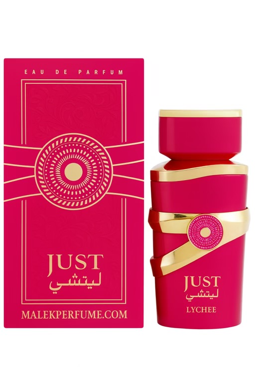 عطر ادکلن پرفیوم زنانه فراگرنس ورد مدل جاست لیتشی Fragrance World Just Lychee حجم 100 میل