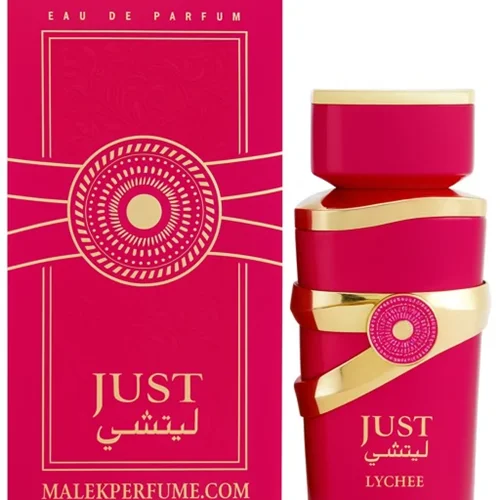 عطر ادکلن پرفیوم زنانه فراگرنس ورد مدل جاست لیتشی Fragrance World Just Lychee حجم 100 میل