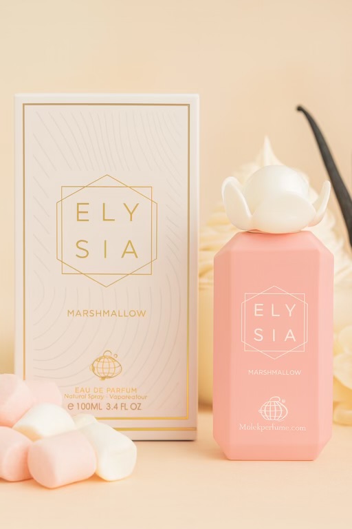 ادکلن الیسیا مارشمالو فرگرانس ورد حجم ۱۰۰ میل | مشابه یام بوجی مارشمالو 81 | Elysia Marshmallow Fragrance World