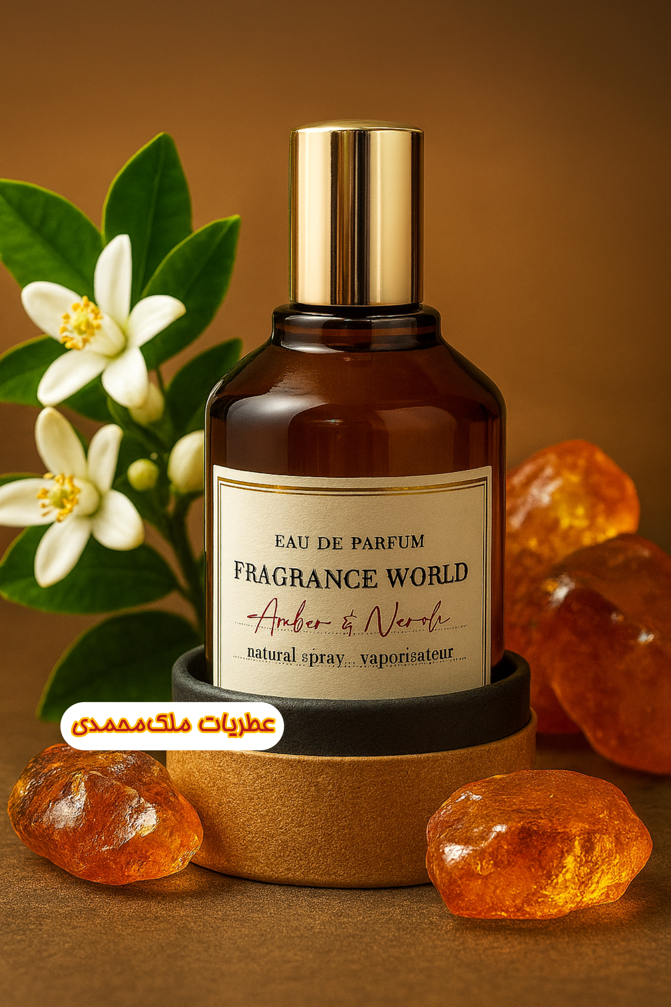 عطر ادکلن زلینسکی اند روزن فراگرنس ورد 80 میل(Fragrance World Zielinski & Rozen Fragrance World Amber & Neroli)