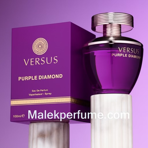 ادکلن زنانه فراگرنس ورد ورسوس پورپل دیاموند ۱۰۰ میل | Fragrance World Versus Purple Diamond رایحه ورساچه دیلان پرپل