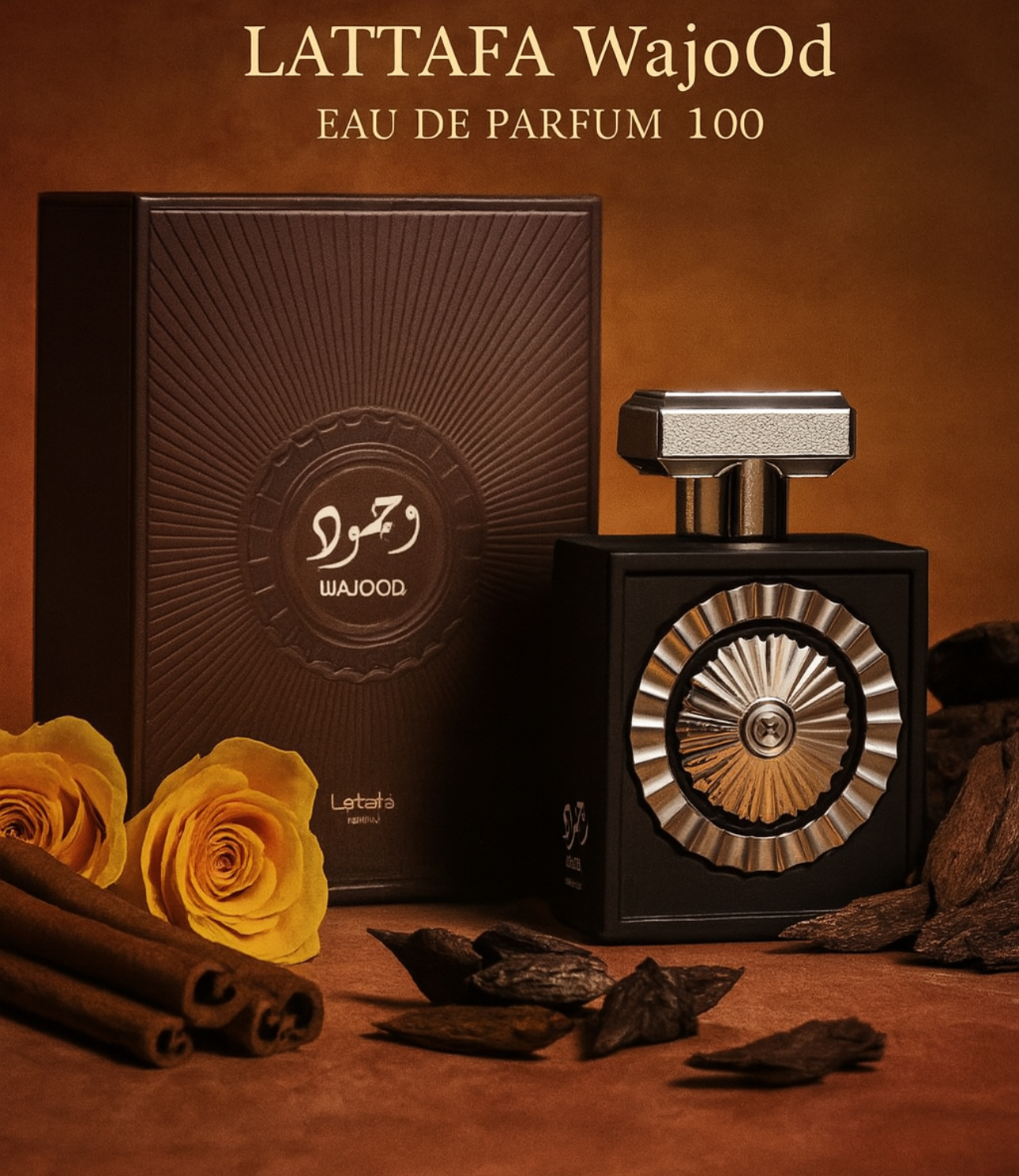 عطر ادوپرفیوم لطافه مدل وجود حجم ۱۰۰ میلی لیتر